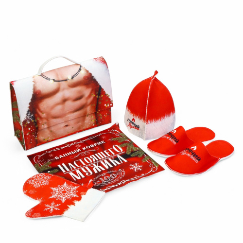 Набор аксессуаров для бани "Горячий мужчина"